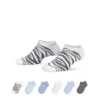 Nike Girls Graphic No Show Socks 6 Pairs - Assorted