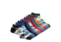 Game Sport Boys Camo No Show Socks 10 Pairs - Assorted