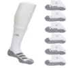 Adidas Boys Cushioned Crew Socks 6 Pairs - White